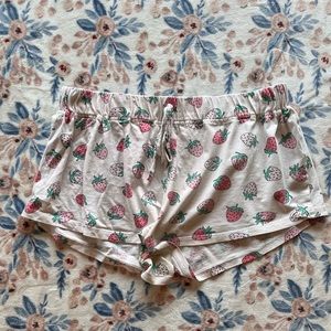 Strawberry pajama shorts from Australia